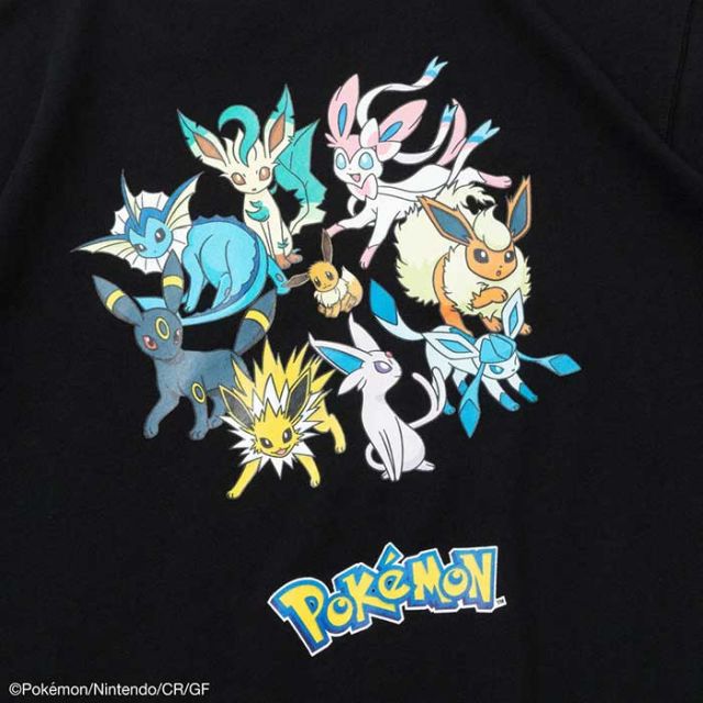 ニューエラ ポケモン コラボ  tシャツ NEW ERA 半袖 コットン tシャツ Pokemon ポケモン ピカチュウ イーブイフレンズ 14124672 14124671 メール便 (240404)