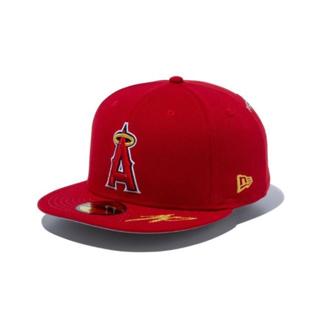 ニューエラ NEWERA 大谷翔平 MVP記念 限定商品 キャップ コレクターズアイテム フラットバイザー エンゼルス 大谷 5950 Shohei Ohtani MVP SP LOS ANGELS ANGELS コレクターズアイテム ホームランリーダー (14339796) (240304)