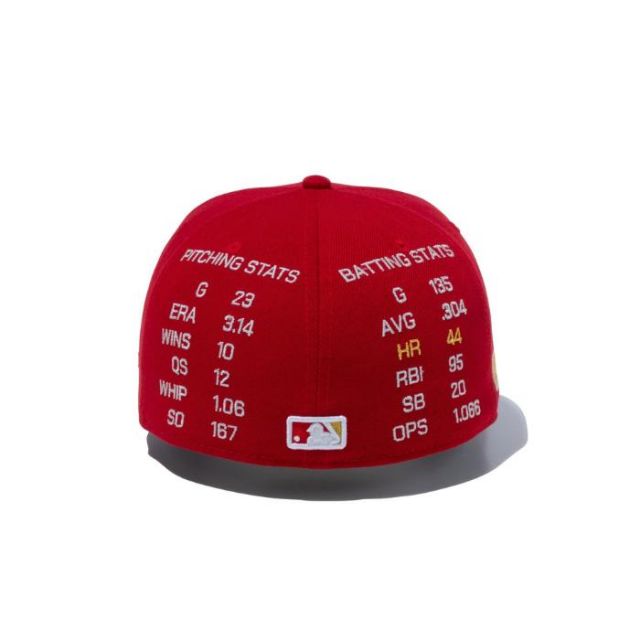 ニューエラ NEWERA 大谷翔平 MVP記念 限定商品 キャップ コレクターズアイテム フラットバイザー エンゼルス 大谷 5950 Shohei Ohtani MVP SP LOS ANGELS ANGELS コレクターズアイテム ホームランリーダー (14339796) (240304)