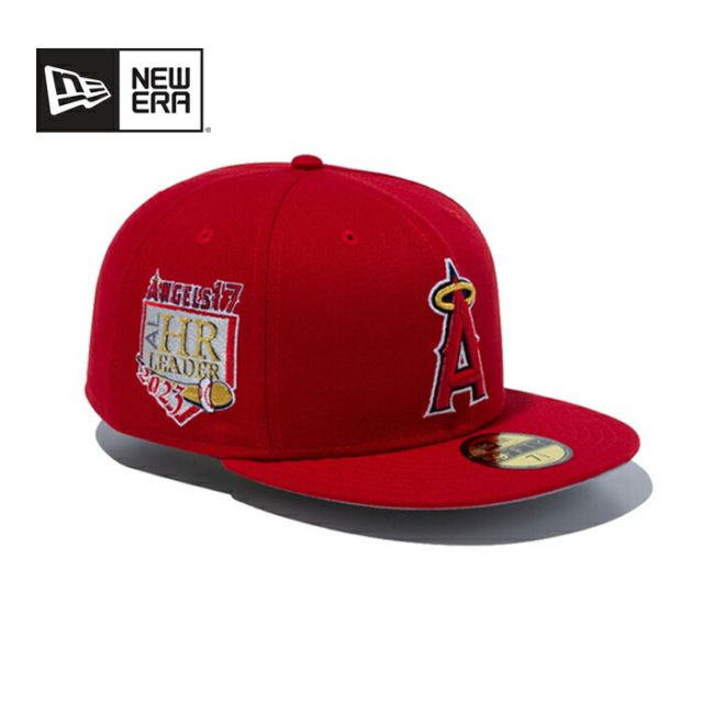 NEWERA ニューエラ 59FIFTY エンゼルス キャップ フラットバイザー 大谷 5950 Shohei Ohtani Home Runs LEADER LOS ANGELS ANGELS (14340983) 大谷翔平 MVP記念 限定商品 ホームランリーダー ホームラン王 (240304)