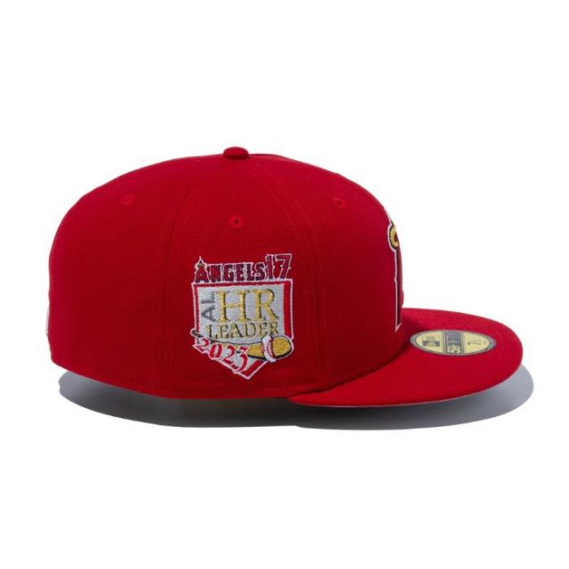 ニューエラ 大谷翔平 MVP記念 NEWERA コレクターズアイテム 59FIFTY エンゼルス キャップ フラットバイザー 大谷 5950 Shohei Ohtani Home Runs LEADER LOS ANGELS ANGELS (14340983) 限定商品 ホームランリーダー (240304)