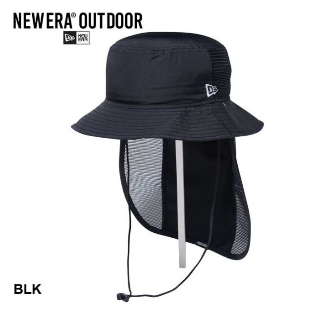 ニューエラ ハット newera アドベンチャーライト サンシェード Tech Surf ブラック OD ADV LT SHADE SURF 14110073 撥水 メンズ レディース ユニセックス アウトドア ブラック カーキ (240502)