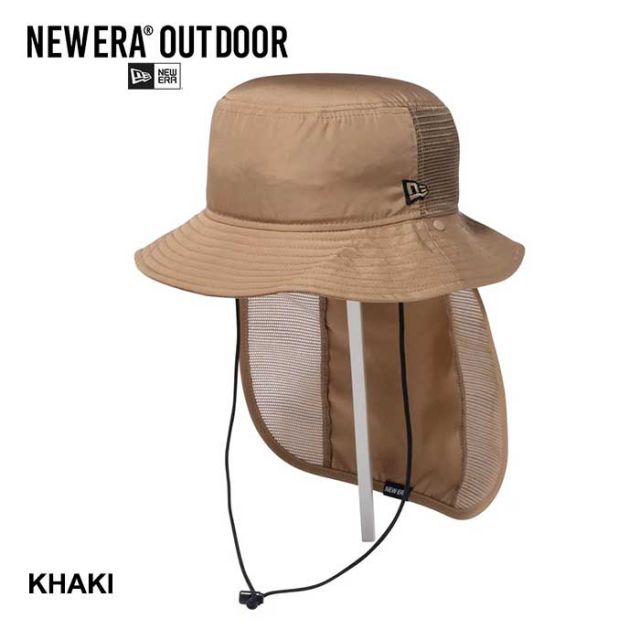 ニューエラ ハット newera アドベンチャーライト サンシェード Tech Surf ブラック OD ADV LT SHADE SURF 14110073 撥水 メンズ レディース ユニセックス アウトドア ブラック カーキ (240502)