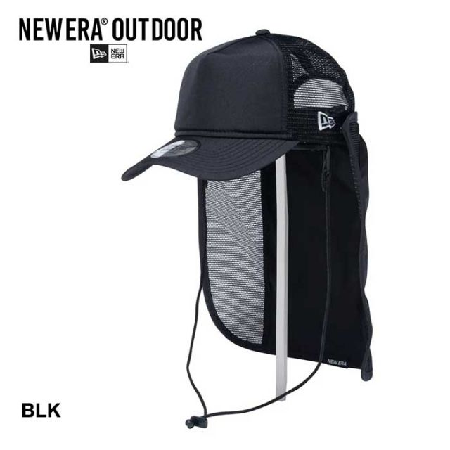 ニューエラ キャップ newera 9FORTY A-Frame トラッカー サンシェード Tech Surf  940AFTR SHADE SURF メンズ レディース ユニセックス アウトドア 日よけ ウォッシャブル ブラック カーキ (240502)