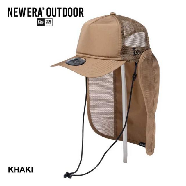 ニューエラ キャップ newera 9FORTY A-Frame トラッカー サンシェード Tech Surf  940AFTR SHADE SURF メンズ レディース ユニセックス アウトドア 日よけ ウォッシャブル ブラック カーキ (240502)