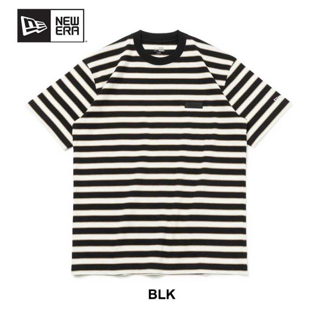 ニューエラ tシャツ 半袖 newera SS CT TEE BORDER コットン Tシャツ レギュラーフィット ボーダー Border M / L / XL メール便 (240502)