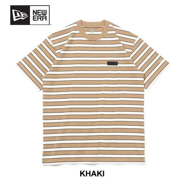 ニューエラ tシャツ 半袖 newera SS CT TEE BORDER コットン Tシャツ レギュラーフィット ボーダー Border M / L / XL メール便 (240502)