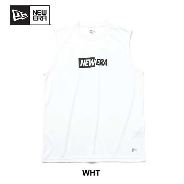ニューエラ タンクトップ newera PA TC TK HALF LOGO テック タンクトップ Split Logo パフォーマンス 吸汗速乾 UVカット ブラック ネイビー ホワイト メール便 (240502)