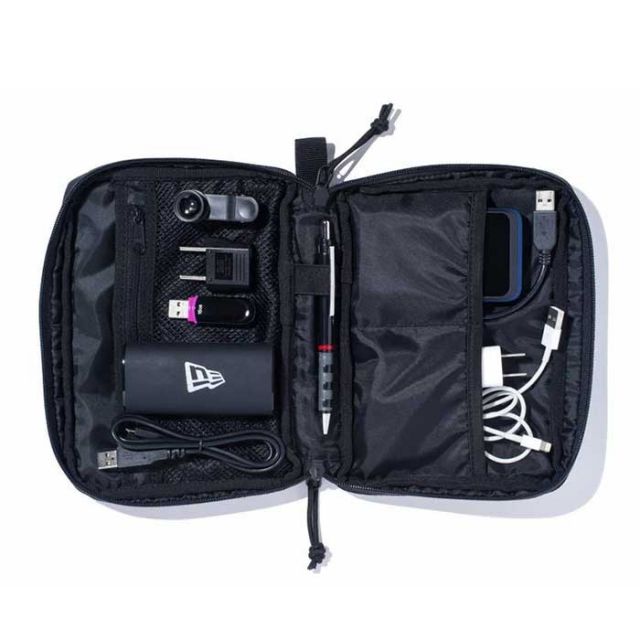 ニューエラ ポーチ newera TRAVEL SERIES MULTI POUCH 2 ブラック 旅行 ガジェット メンズ レディース ユニセックス 小物入れ ケース ポリエステル メール便 (240629)