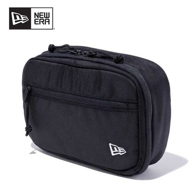 ニューエラ ポーチ newera コスメティックポーチ TRAVEL SERIES COSMETIC POUCH 2 ブラック 化粧ポーチ 小物入れ ガジェットケース 旅行 メンズ レディース ユニセックス 13561922 (240629)
