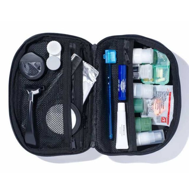 ニューエラ ポーチ newera コスメティックポーチ TRAVEL SERIES COSMETIC POUCH 2 ブラック 化粧ポーチ 小物入れ ガジェットケース 旅行 メンズ レディース ユニセックス 13561922 (240629)