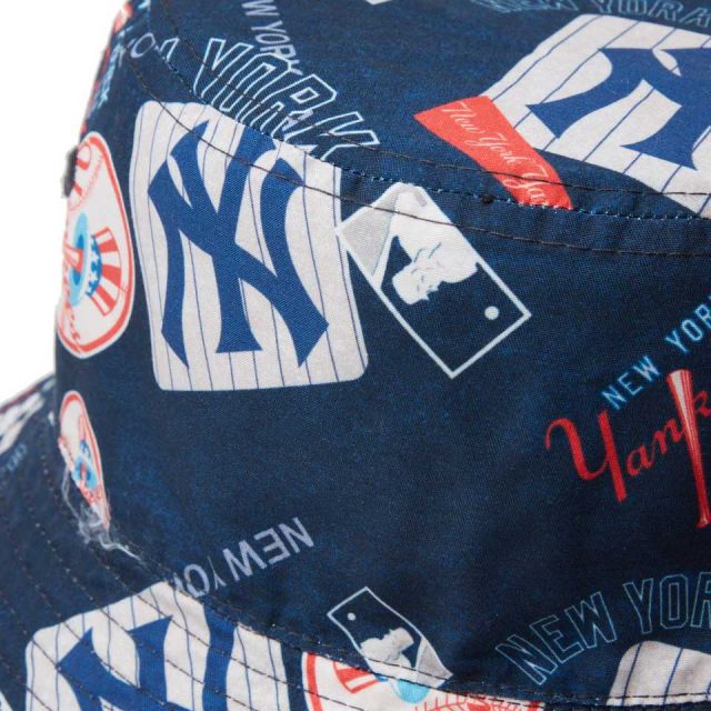 ニューエラ バケットハット newera BUCKET01 MLB REV バケット01 リバーシブル MLB  ロサンゼルス・ドジャース ニューヨーク・ヤンキース メール便 開幕戦 東京 (240829)