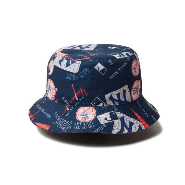 ニューエラ バケットハット newera BUCKET01 MLB REV バケット01 リバーシブル MLB  ロサンゼルス・ドジャース ニューヨーク・ヤンキース メール便 開幕戦 東京 (240829)