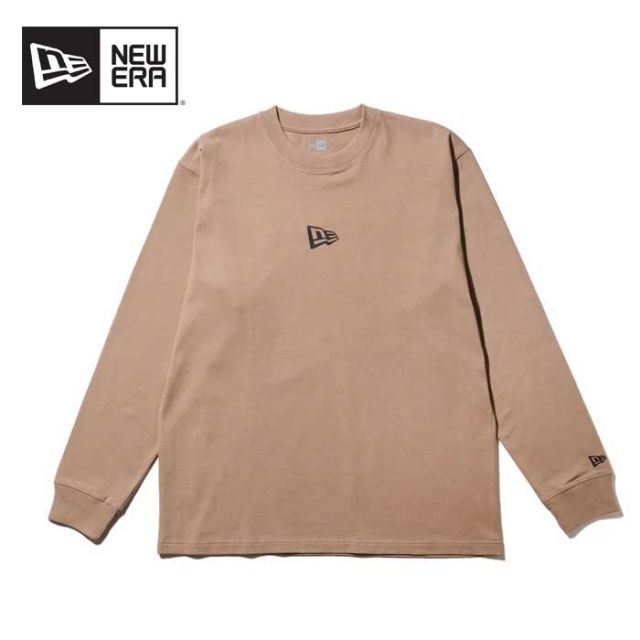 ニューエラ ロンt newera LS CT TEE FLAG LOGO MINI 長袖 コットン Tシャツ Flag Logo Mini (240829)