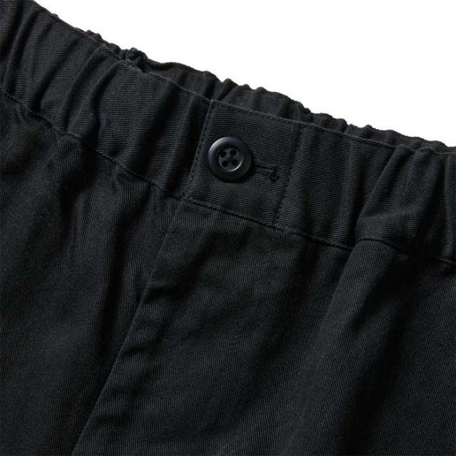 ニューエラ パンツ newera CHINO EASY PANTS コットン イージーパンツ ブラック ウェストゴム (240829)
