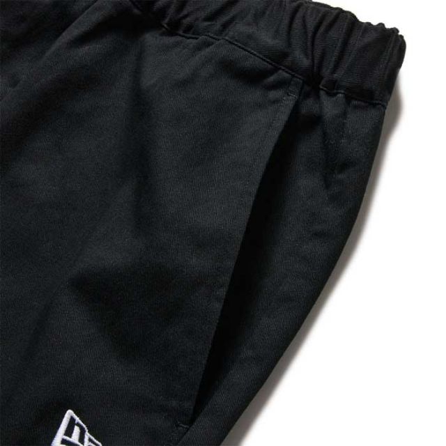 ニューエラ パンツ newera CHINO EASY PANTS コットン イージーパンツ ブラック ウェストゴム (240829)