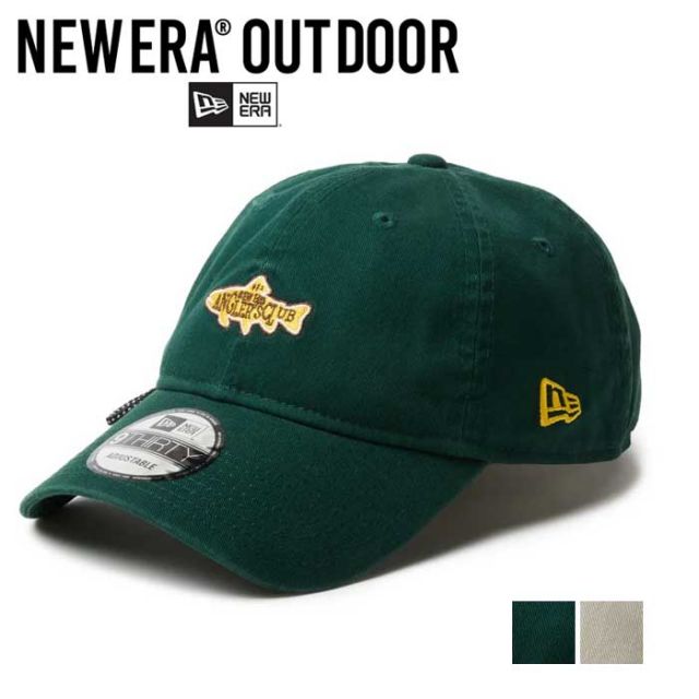 ニューエラ キャップ newera OD 930 ANG CLUB 9THIRTY Angler's Club トラウト 帽子 アウトドア フィッシング メンズ レディース ユニセックス グリーン ストーン ウォッシャブル フリーサイズ (240829)