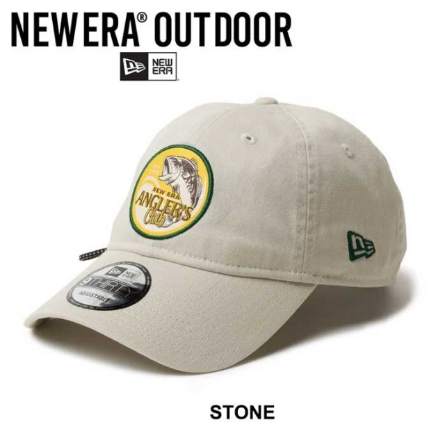 ニューエラ キャップ newera OD 930 ANG CLUB 9THIRTY Angler's Club トラウト 帽子 アウトドア フィッシング メンズ レディース ユニセックス グリーン ストーン ウォッシャブル フリーサイズ (240829)