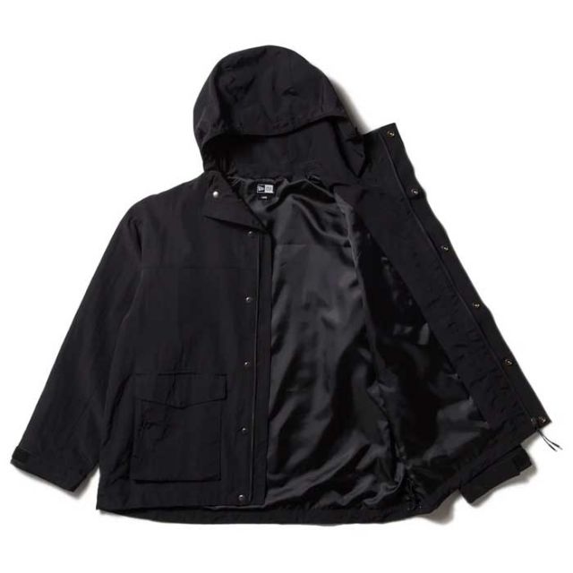 ニューエラ パーカー newera MOUNTAIN PARKA マウンテンパーカー ジャケット 上着 アウター ブラック 黒 メンズ レディース ユニセックス 撥水 アウトドア キャンプ M / L / XL (241011)