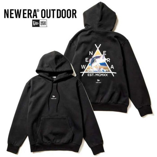 ニューエラ パーカー newera OD LT TECH PH YOSHIDA BROS ライト テック スウェット プルオーバーフーディー Angler Collection ブラックバス 釣り アウトドア フィッシング (241011)