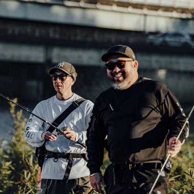 ニューエラ ロンt newera OD LS PT YOSHIDA BROS  長袖 オーバーサイズド パフォーマンス 吉田兄弟 コラボ Angler Collection GOOD DAY ニューエラアウトドア 釣り アウトドア ブラック ホワイト COOLERA M / L / XL (241011)