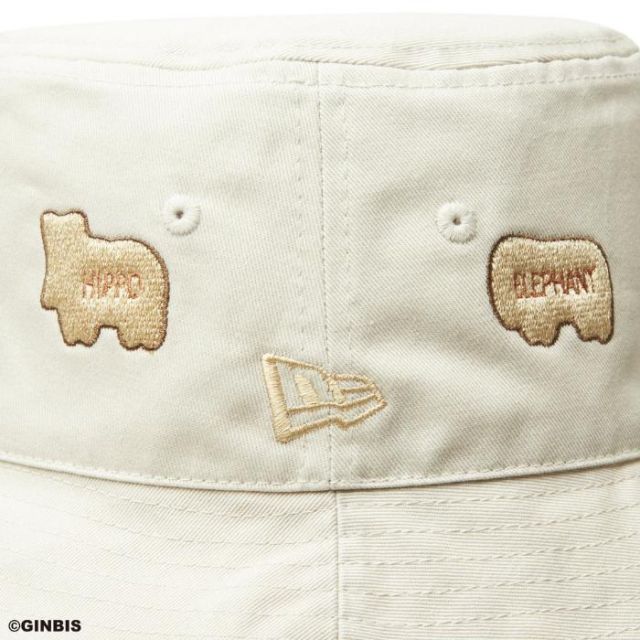 ニューエラ ハット newera 食べっこどうぶつ コラボ バケットハット BUCKET01 RV TABEKKO ANIMALS (241011)