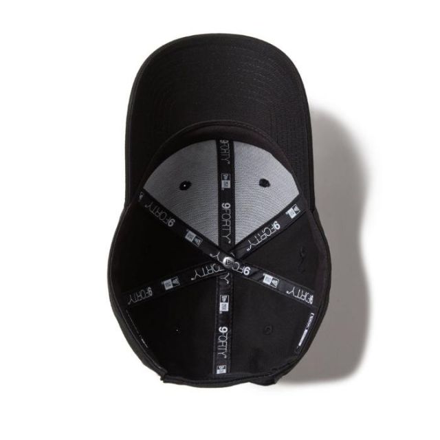 9FORTY CALNAMUR カルナムール ブラック コラボ ロゴ キャップ 帽子 ニューエラ NEW ERA 藤田ニコル にこるん フリーサイズ サイズ調整可能 ウィメンズ レディース 14349028 (241011)