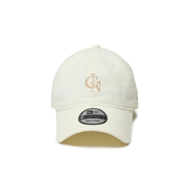 9TWENTY CALNAMUR カルナムール マイクロコーデュロイ コラボ  ロゴ キャップ 帽子 ニューエラ NEW ERA 藤田ニコル にこるん フリーサイズ サイズ調整可能 ウィメンズ レディース ウォルナット クローム 14349037 / 14349036 (241011)