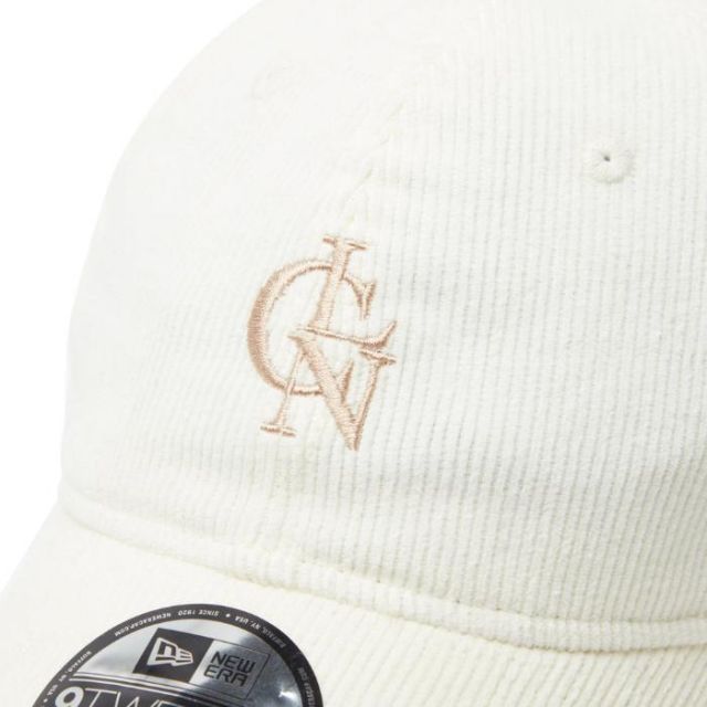 9TWENTY CALNAMUR カルナムール マイクロコーデュロイ コラボ  ロゴ キャップ 帽子 ニューエラ NEW ERA 藤田ニコル にこるん フリーサイズ サイズ調整可能 ウィメンズ レディース ウォルナット クローム 14349037 / 14349036 (241011)