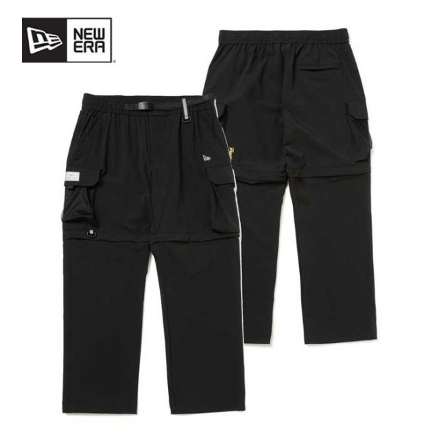ニューエラ パンツ newera フィールド 2Way トラックパンツ Angler Collection ブラック OD FIELD 2WAY PT YOSHIDA BROS 吉田兄弟 コラボ バス釣り フィッシング アウトドア  ブラック M / L (241011)