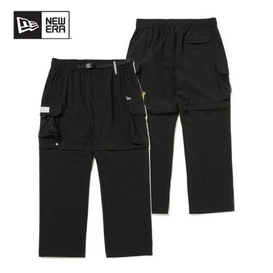 ニューエラ パンツ newera フィールド 2Way トラックパンツ Angler Collection ブラック OD FIELD 2WAY PT YOSHIDA BROS 吉田兄弟 コラボ バス釣り フィッシング アウトドア  ブラック M / L (241011)