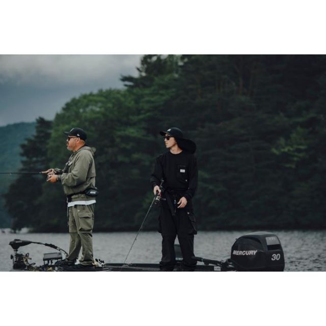 ニューエラ パンツ newera フィールド 2Way トラックパンツ Angler Collection ブラック OD FIELD 2WAY PT YOSHIDA BROS 吉田兄弟 コラボ バス釣り フィッシング アウトドア  ブラック M / L (241011)