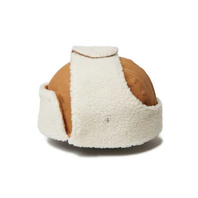 ニューエラ キャップ NEWERA トラッパー Duck Canvas ダックキャンバス TRAPPER DUCK ライトブロンズ ブラック メンズ レディース ユニセックス ファーハット フライトキャップ 冬用 アウトドア 人気 M / L (241030)