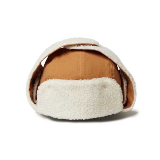 ニューエラ キャップ NEWERA トラッパー Duck Canvas ダックキャンバス TRAPPER DUCK ライトブロンズ ブラック メンズ レディース ユニセックス ファーハット フライトキャップ 冬用 アウトドア 人気 M / L (241030)