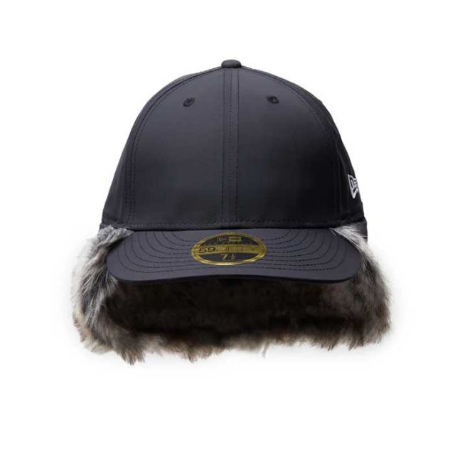 ニューエラ キャップ NEWERA LP 59FIFTY Flip down Water Repellent H2OFFDR ブラック 帽子 ニューエラアウトドア レディース メンズ ユニセックス 耐久撥水 透湿 (241030)