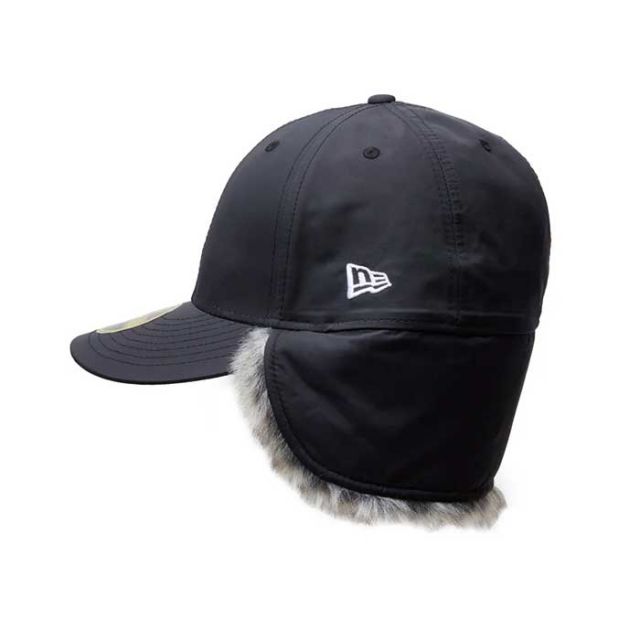 ニューエラ キャップ NEWERA LP 59FIFTY Flip down Water Repellent H2OFFDR ブラック 帽子 ニューエラアウトドア レディース メンズ ユニセックス 耐久撥水 透湿 (241030)