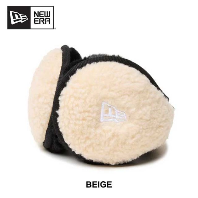 ニューエラ イヤーマフ NEWERA EAR MUFF BOA FLEECE 耳あて 秋冬 防寒 メンズ レディース ユニセックス ブラック ベージュ ボア プレゼント (241030)