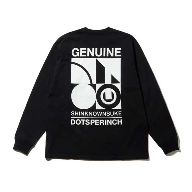 ニューエラ ロンt 長袖 オーバーサイズド コットン Tシャツ SHINKNOWNSUKE NEWERA LS OS CT TEE SNSK メンズ レディース ユニセックス ブラック ホワイト M / L / XL (241030) メール便
