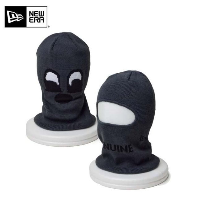 ニューエラ バラクラバ NEWERA BALAKLAVA MISTER EYES バラクラバ SHINKNOWNSUKE GENUINE ミスター チャコール 防寒 目出し帽 メール便 (241030)