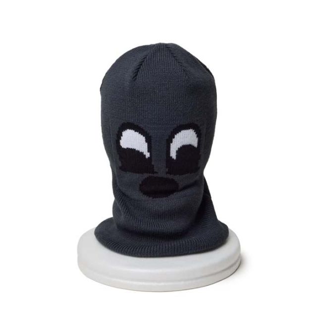 ニューエラ バラクラバ NEWERA BALAKLAVA MISTER EYES バラクラバ SHINKNOWNSUKE GENUINE ミスター チャコール 防寒 目出し帽 メール便 (241030)