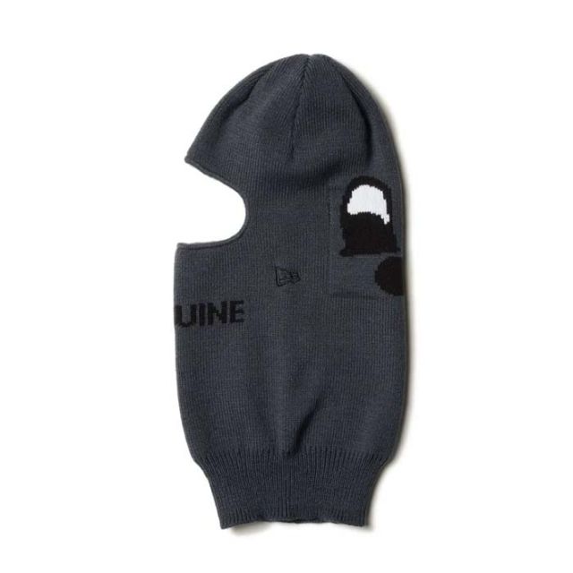 ニューエラ バラクラバ NEWERA BALAKLAVA MISTER EYES バラクラバ SHINKNOWNSUKE GENUINE ミスター チャコール 防寒 目出し帽 メール便 (241030)