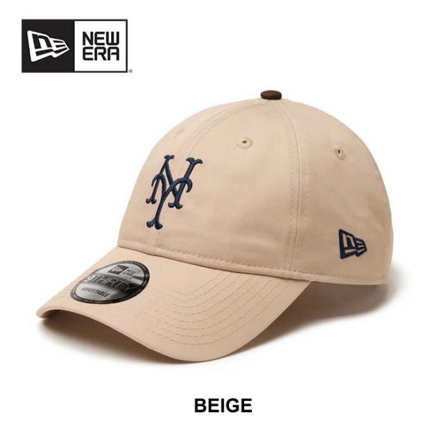 ニューエラ キャップ NEWERA 930 9THIRTY Powered by GORO NAKATSUGAWA min-nano ニューヨーク メッツ ベージュ キルティング エバーグリーン カーキバイザー メンズ レディース ユニセックス 中津川吾郎 コラボ (241030)