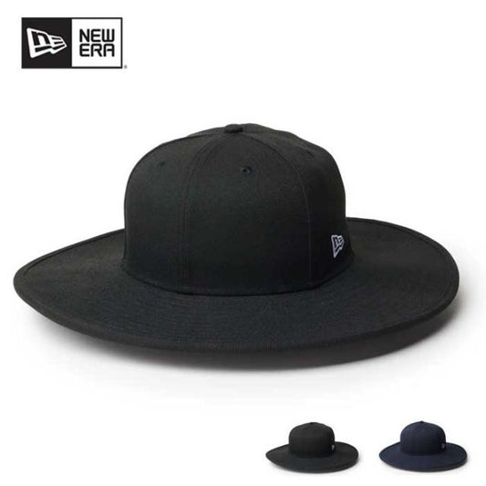 ニューエラ ハット フィッテド ロングブリムハット NEWERA FITTED LONG BRIM HAT poggy メンズ レディース ユニセックス ブラック ネイビー (241128)