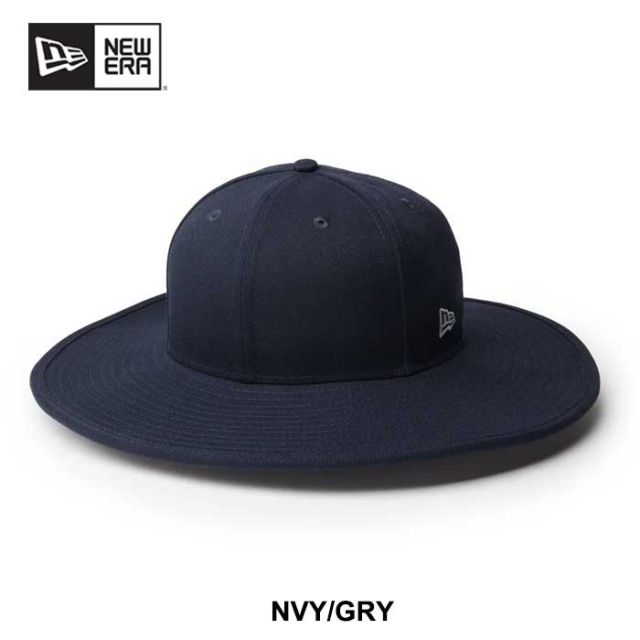 ニューエラ ハット フィッテド ロングブリムハット NEWERA FITTED LONG BRIM HAT poggy メンズ レディース ユニセックス ブラック ネイビー (241128)