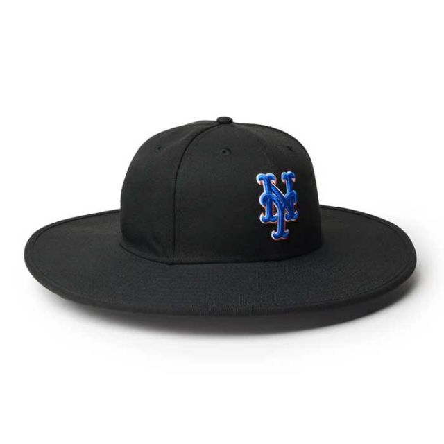 ニューエラ ハット フィッテド ロングブリムハット NEWERA FITTED LONG BRIM HAT  NEYMET ブラック メンズ レディース ユニセックス ニューヨーク メッツ poggy MLB  (241128)