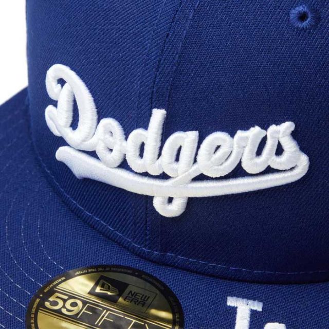 ニューエラ キャップ ユニセックス NEWERA 5950 MLB VISOR LOGO ドジャース LA 野球 ベースボールキャップ 開幕戦 東京 (241128)