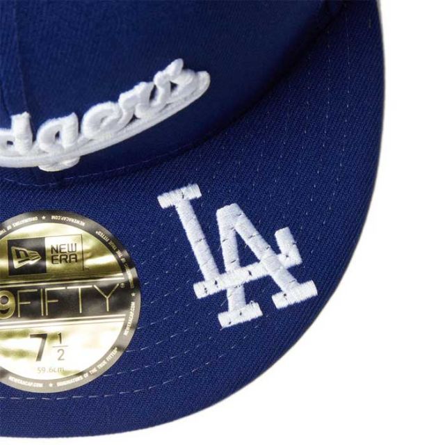 ニューエラ キャップ ユニセックス NEWERA 5950 MLB VISOR LOGO ドジャース LA 野球 ベースボールキャップ 開幕戦 東京 (241128)