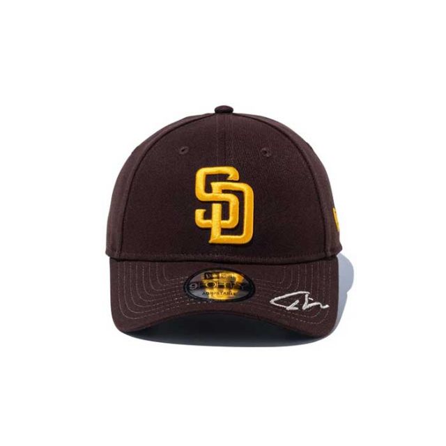 ニューエラ キャップ メンズ NEWERA 9FORTY MLB Signature 帽子 レディース ユニセックス パドレス ニューヨークメッツ 千賀滉大 14517912 ロサンゼルス ドジャース 鈴木誠也 14517916 今永昇太 14517917 吉田正尚 14517918 開幕戦 東京 (250121)