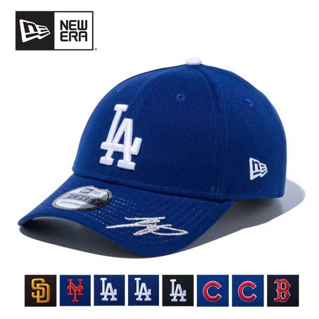 ニューエラ キャップ メンズ NEWERA 9FORTY MLB Signature 帽子 レディース ユニセックス パドレス ニューヨークメッツ 千賀滉大 14517912 ロサンゼルス ドジャース 鈴木誠也 14517916 今永昇太 14517917 吉田正尚 14517918 開幕戦 東京 (250121)
