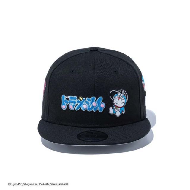 ニューエラ NEWERA キャップ 9FIFTY ドラえもん オールオーバー ブラック 950 DORAEMON ALLOVER メンズ レディース ユニセックス ポリエステル 帽子 (250121)